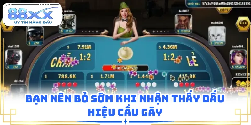 Bạn nên bỏ sớm khi nhận thấy dấu hiệu cầu gãy